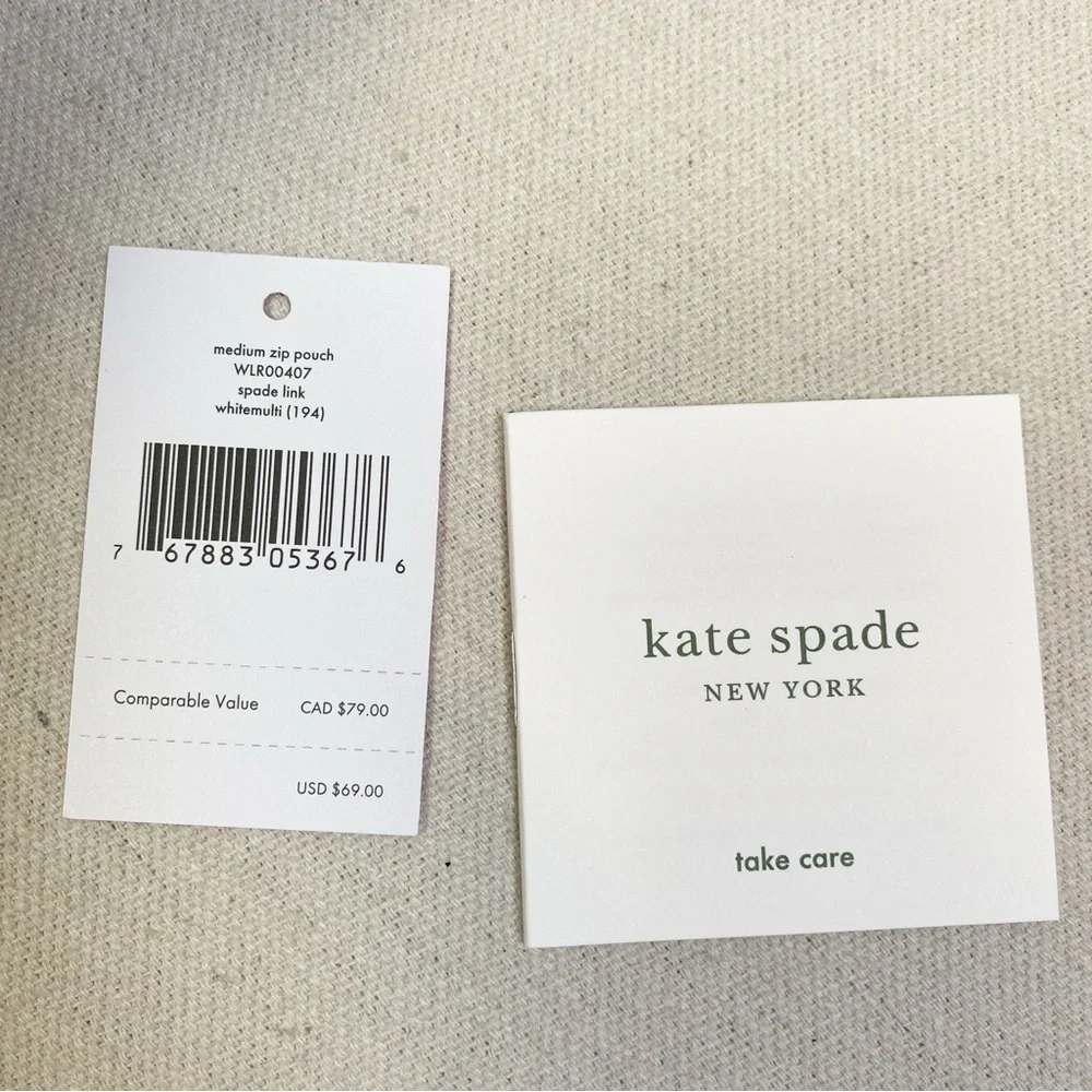 Kate Spade spade link medium zip pouch Bag
